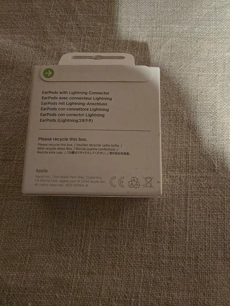 Earpords lightning connector apple biele pasujú na, apple