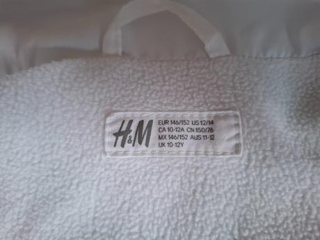 Zateplená bunda, h&m,146