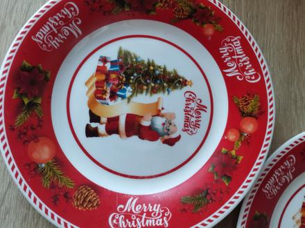 2 podložky, 5ks dezertny tanierik, 