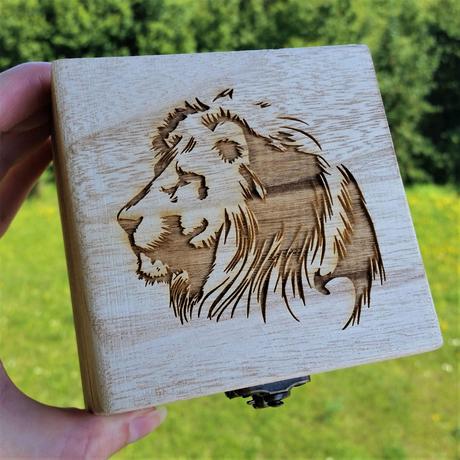 Drevené hodinky district blue,