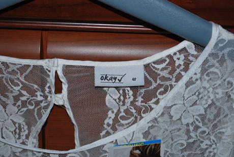 Nádherná biela blúzka, okay,40