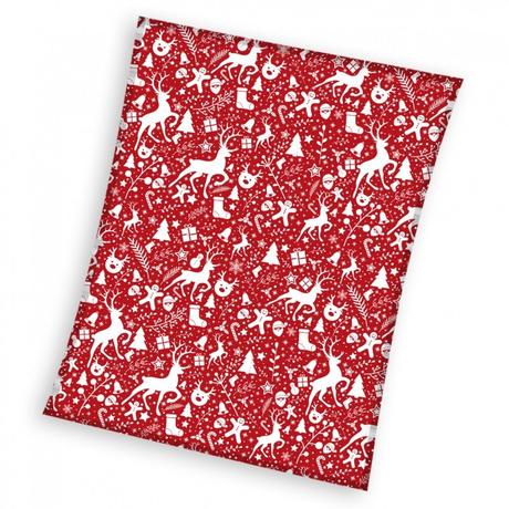 Supersoft flísová vianočná deka 150/200cm,