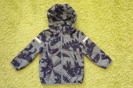 Bunda softshell s dinosaurami, h&m,98