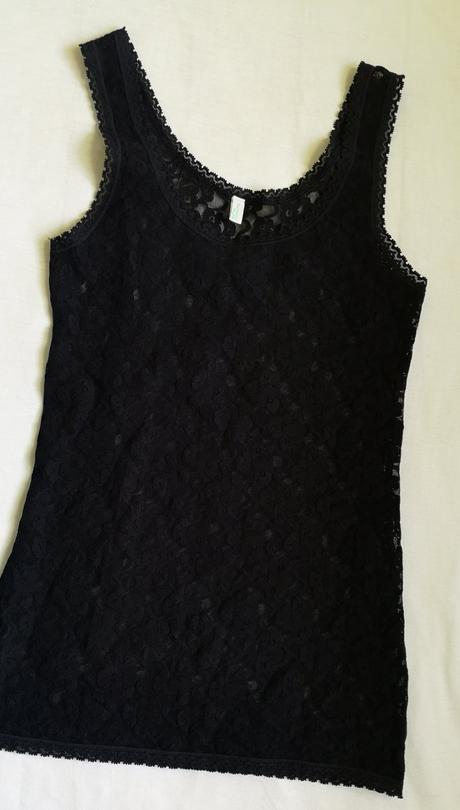 Tielko čipkované, benetton,164