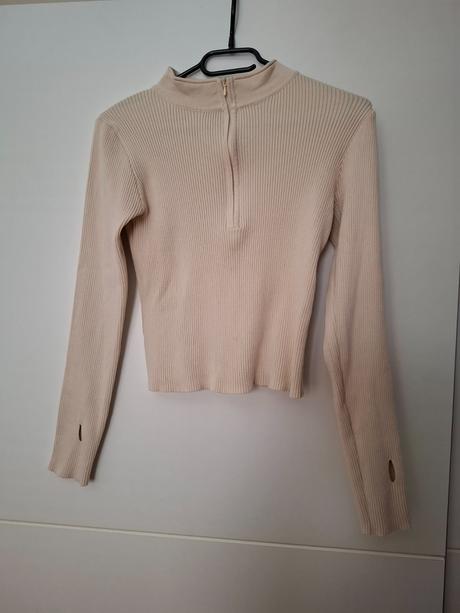 Rebrovaný top mochy, xs