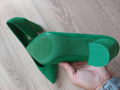 Damske zelené lodičky, 39