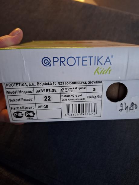 Topanky, protetika,22