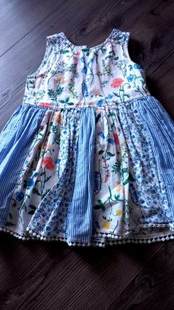 Lindex kvietkované šaty, lindex,92