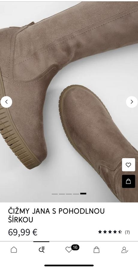 Predám čižmy semišového vzhľadu, 39