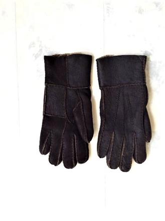 Kožušinové teplé rukavice -strihaný baran, m
