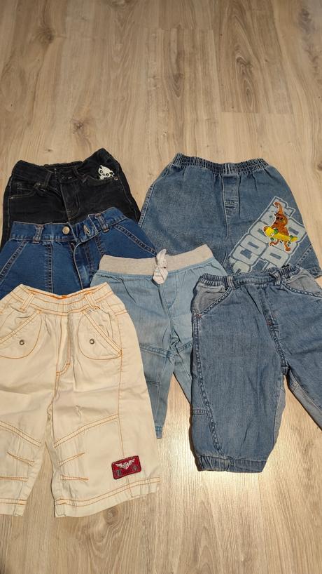 Riflové krátke nohavice, 92