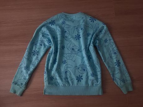Tyrkysová stitch mikinka, disney,158