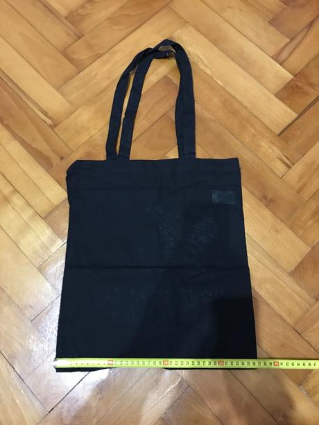 Čierna látková taška,