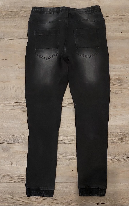 Čierne pánske jogger jeansy, m