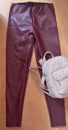 Tezenis oteplené kož bordo legíny xs/s, tezenis,xs