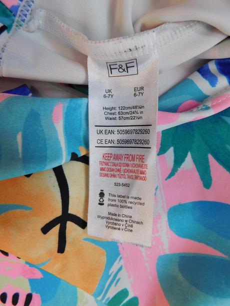 Ochranné tričko do vody f&f, f&f,122