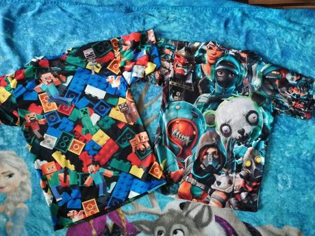 Trička fortnite a minecraft, 128