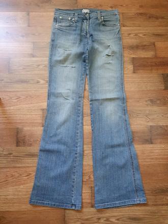 Siroke vysuchane jeansy, etam,38