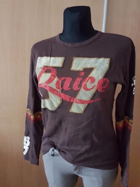 Hnedá bavlnená mikinka vel.m/l, l