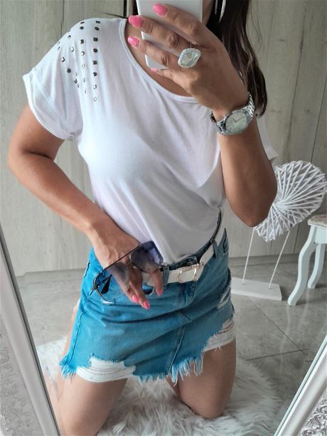 Tričko s nitmi-46/48, 46