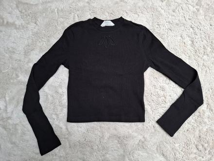 Tricko s výrezom, h&m,158