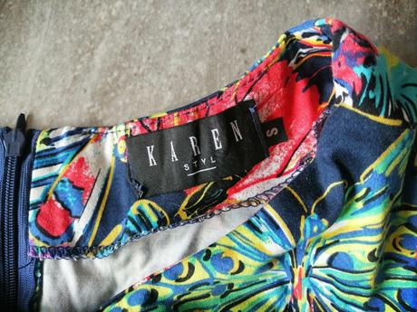 Šik šaty karen styl, vs, s