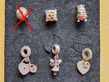 Pandora bicolor korálky, pandora