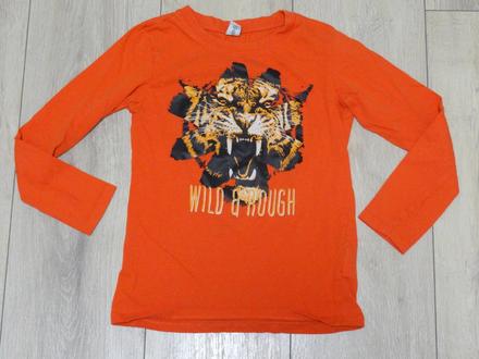 Oranžové tričko s tigrom, dopodopo,128