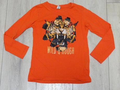 Oranžové tričko s tigrom, dopodopo,128