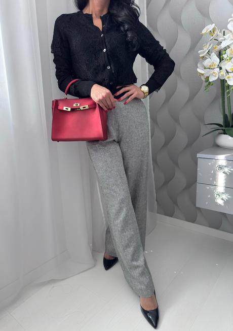 Givenchy - čipkovaný sveter, m