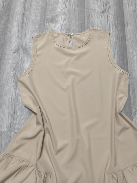 Dámske bežové šaty, l