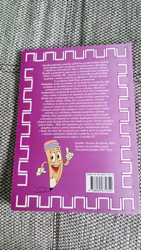 Testy a pravopisné cvičenia zo sj a literatúry pre, 