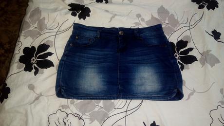 Damska riflova sukna, fishbone,m