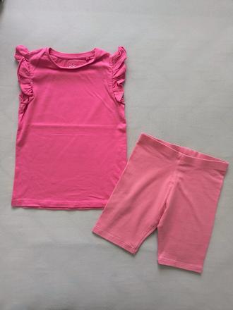 Tričko a legíny šortky, f&f,116