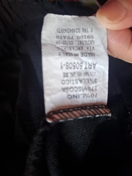 Dámske široké ľanové nohavice, 