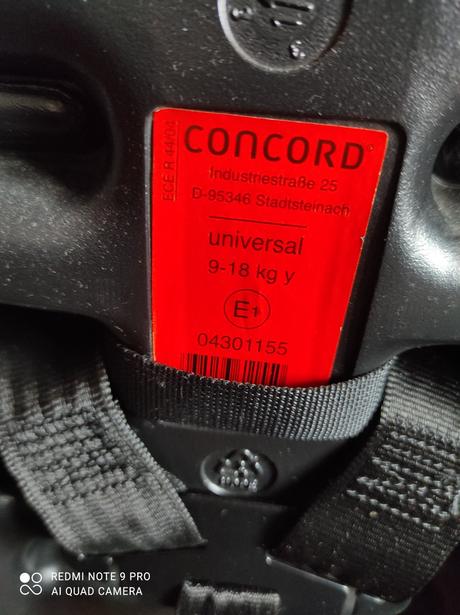 Detská autosedačka, concord