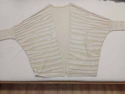Béžovo-zlatý kardigan,