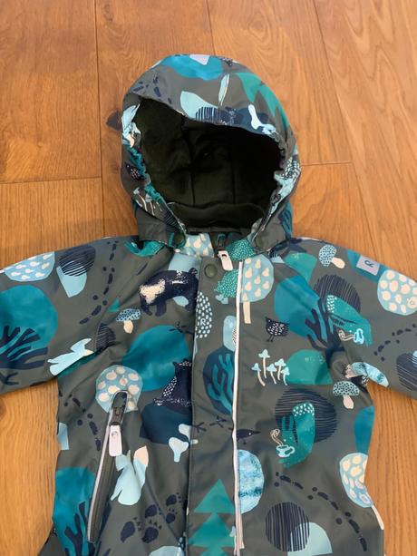 Reima puhuri zimná kombinéza, rukavice 80/86, reima,80