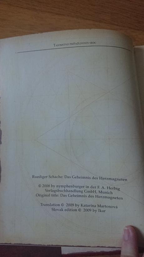 Kniha tajomstvo príležitosti sŕdc, 