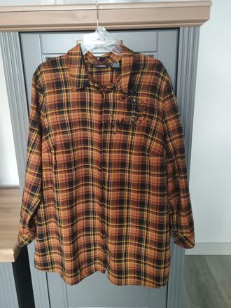 Flanelová košeľa/blúzka, bonprix,<50