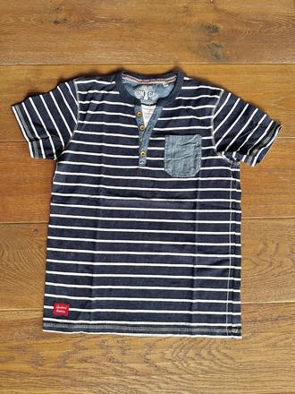 Tričko 158/164 prúžkované na gombíčky, c&a,158