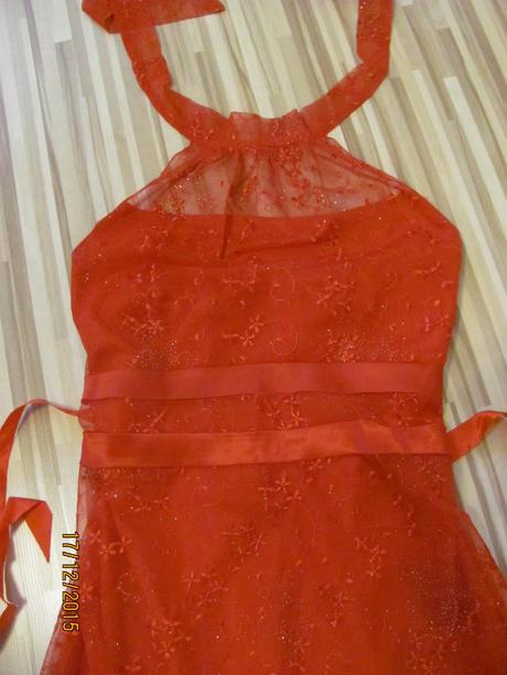 Šaty s viazaním ku krku, l