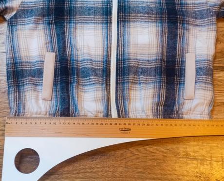 Károvaná mikino-bundička, 38