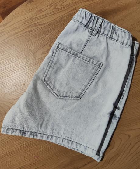 Riflové šortky s vysokým pásom kiabi, l