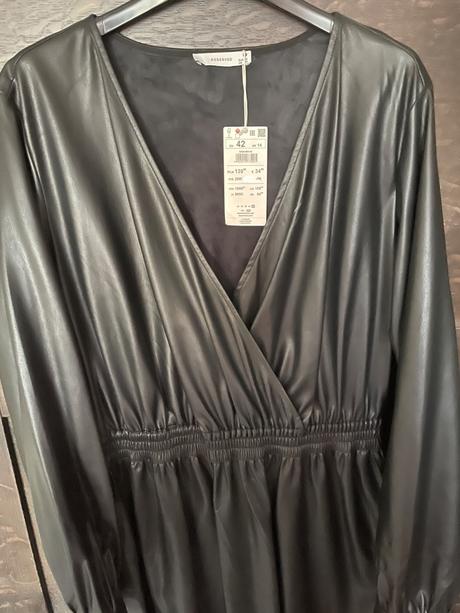 Koženkové šatx, reserved,xl
