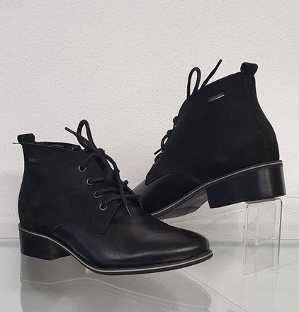 Dámske kožené topánky 17 10541 b, 35