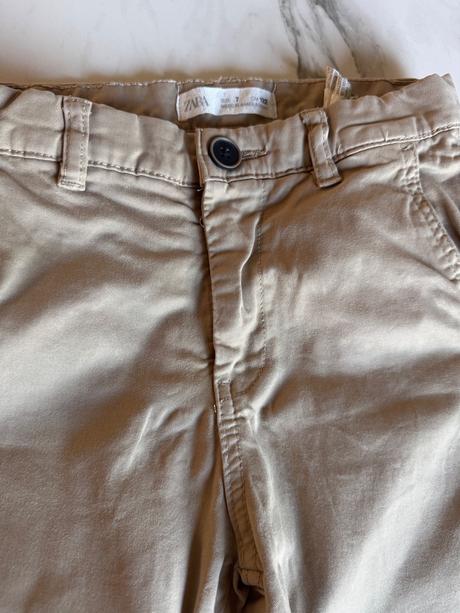Zara chlapčenské chino v béžovej farbe 122, zara,122