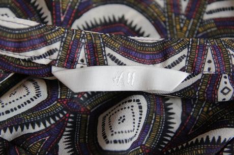 Vzorovaná blúzka h&m, xl, xl