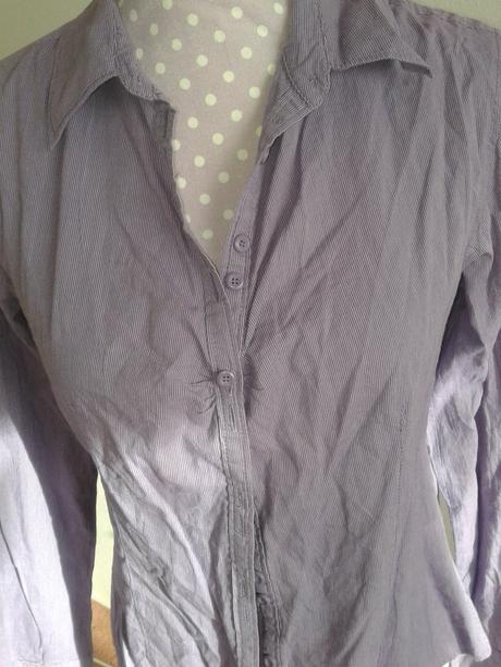 Fialovo-biela pruhovaná blúzka gate 40, gate,40