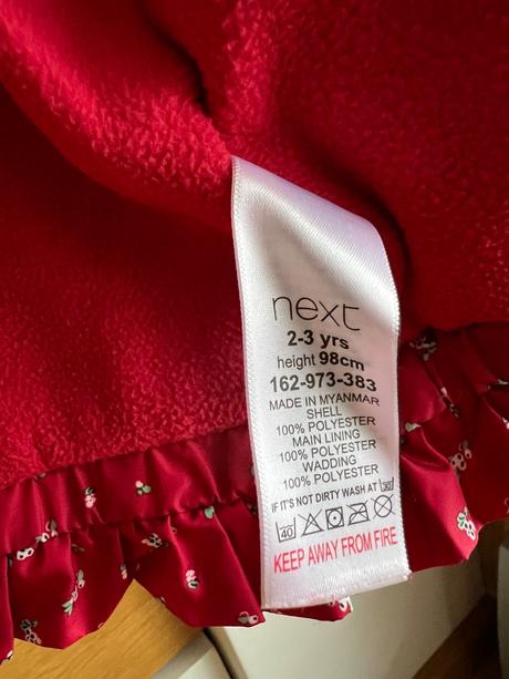 Zimná kvietková bunda zn. next veľ. 92-98 (2-3r.), next,98